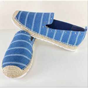 Marc Fisher Denim Espadrilles Size 9